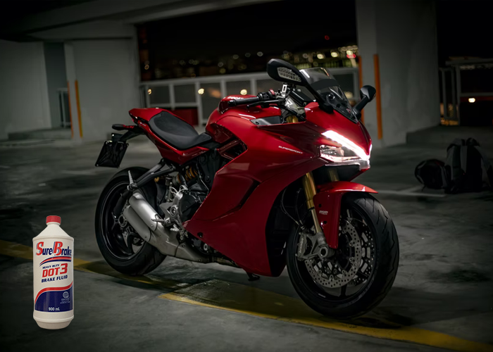 Can you use DOT3 brake fluid in a motorcycle?