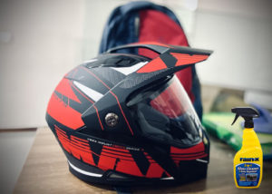 Can you use Rain-X on a motorcycle helmet